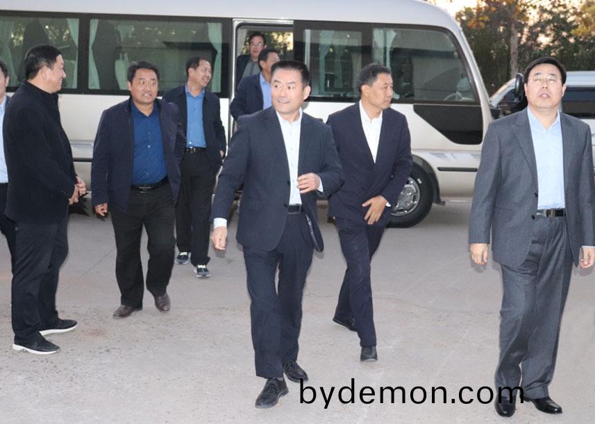热烈欢迎安丘市代市长贾勤清到博阳机械调研考察