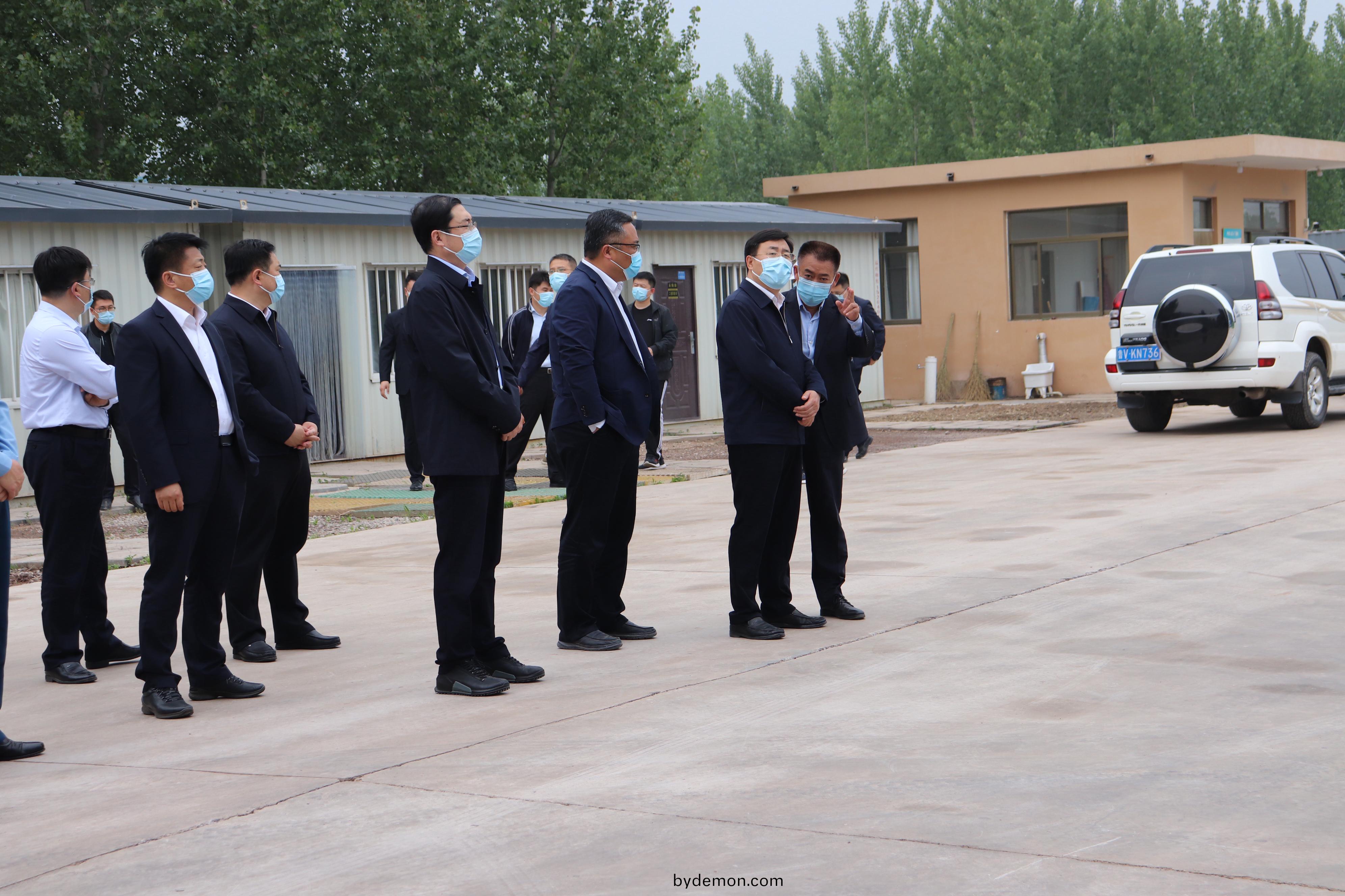 安丘市市委书记贾勤清等相关领导莅临博阳机械指导工作