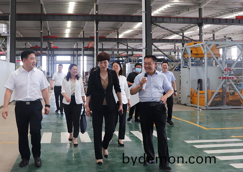 山东省总工会为博阳机械“夏送清凉”