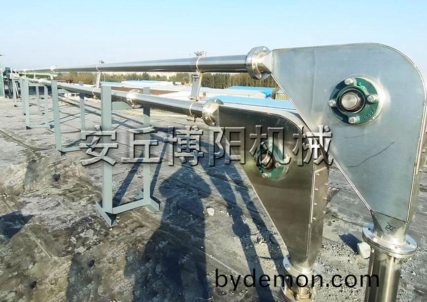 氧化锌无尘管链输送机为企业改造节省了大量的投入