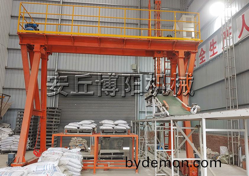 尿素桁架式自动装车机实现各种垛形方式的智能装车