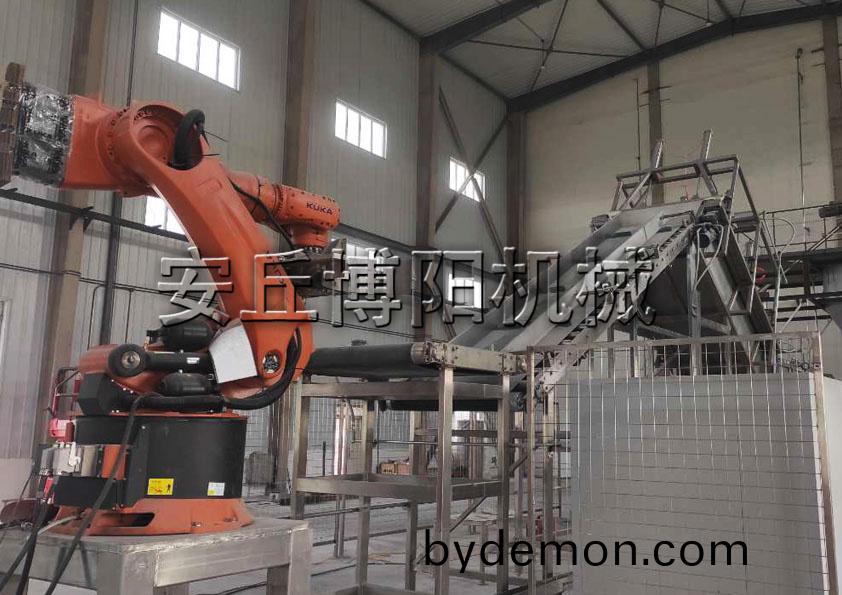 片碱自动拆垛拆包机器人的使用对企业的好处