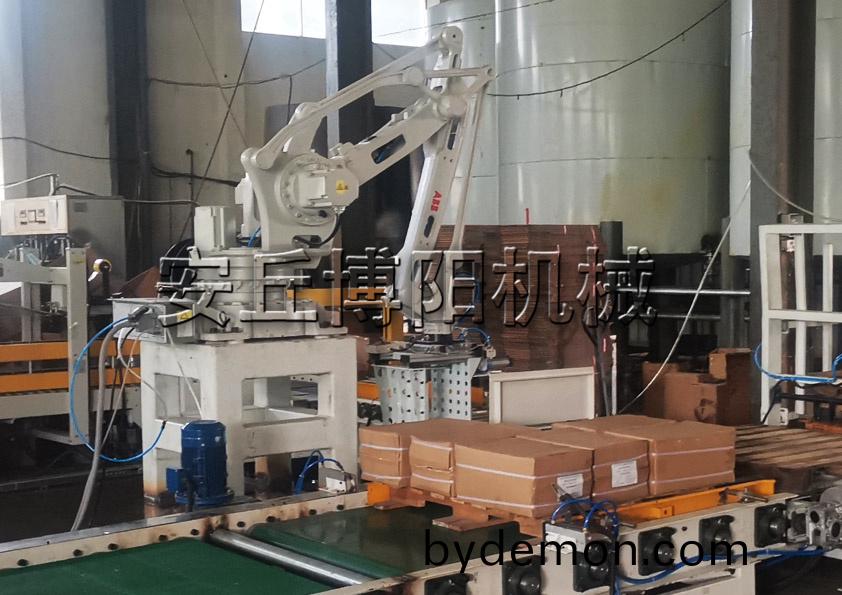 纸箱全自动码垛机 自动码垛机器人工作原理