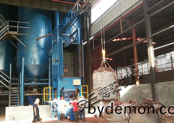 氧化铝粉为什么要用吨袋拆包机来拆卸呢?