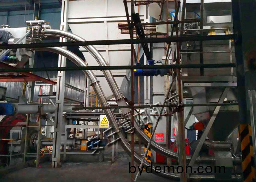 分子筛管链输送机360度输送的技术特点