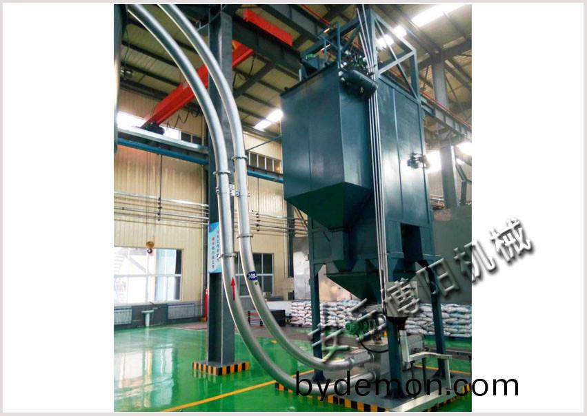 石墨粉吨袋拆包机是如何做到无尘拆包卸料的？