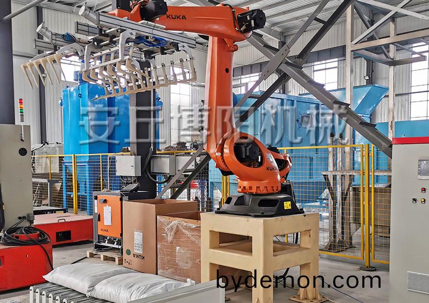 自动码垛机众多优势逐步替代人工码垛