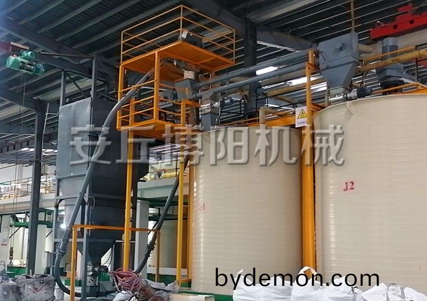 安丘博阳工业盐吨袋拆包机的特点是什么?