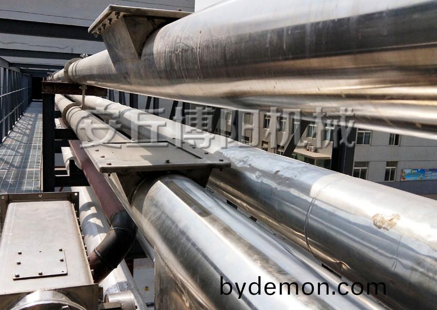 豆粕输送时为什么越来越多的人选择豆粕管链输送机?