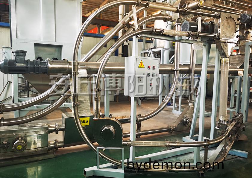 安丘博阳机械生产的片碱管链输送机有哪些性能特点?