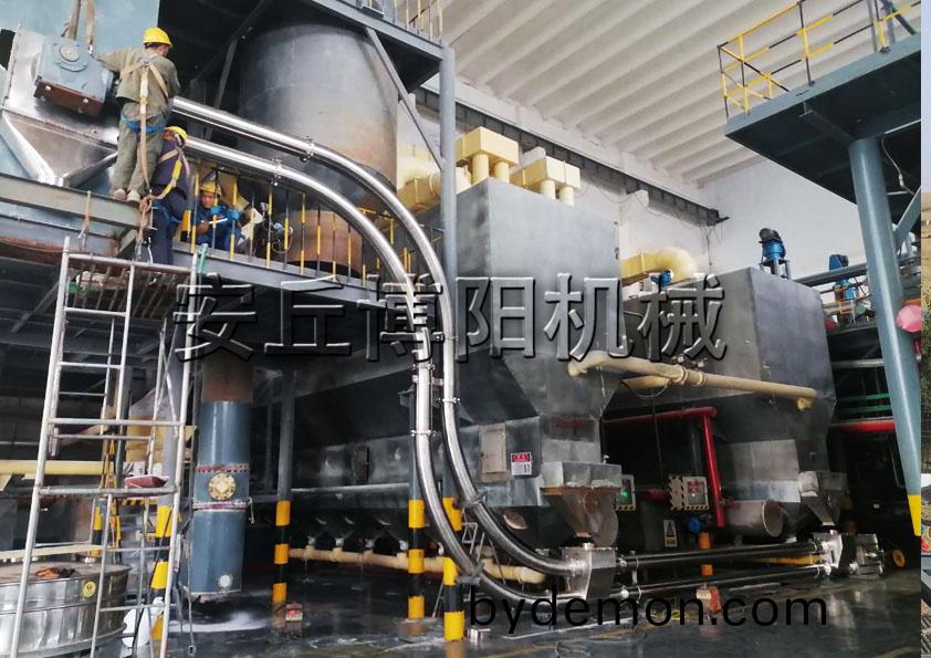 安丘博阳机械锂粉管链输送机在实际应用中有哪些优势呢?