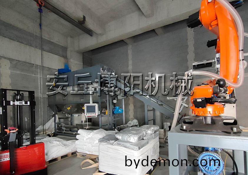 40kg化肥全自动拆包机器人在行业应用中有哪些优势?