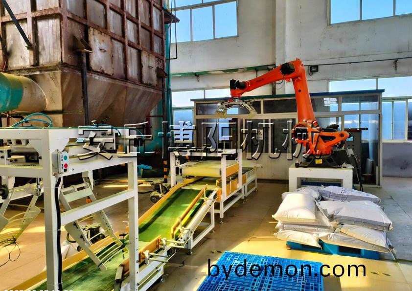 饲料颗粒自动码垛机器人的使用优势是什么?