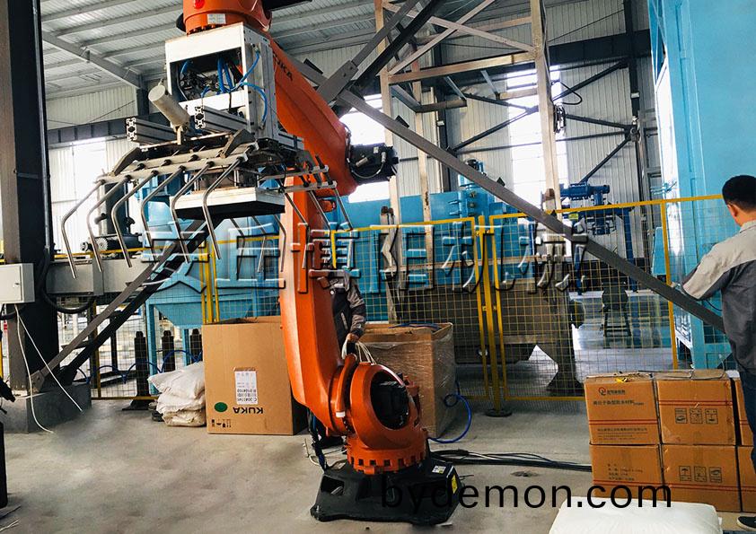 企业为什么要使用有机肥全自动码垛机?