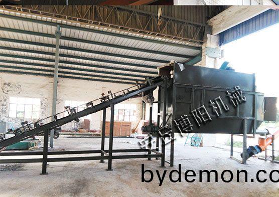 水泥拆包机配螺旋输送机生产线