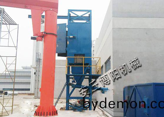 吨袋拆包机+螺旋输送机输送方案