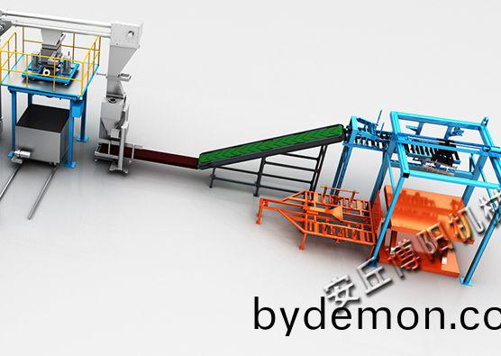 自动包装机+高位码垛机解决方案