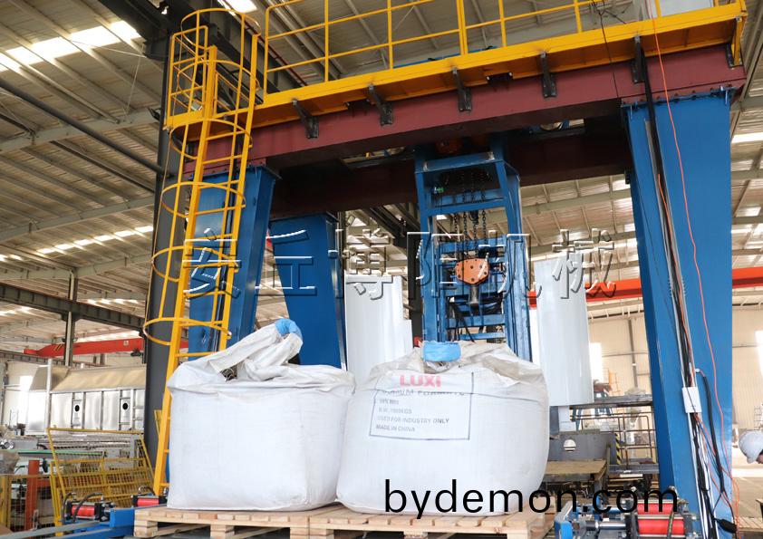 橡胶助剂吨袋全自动装车机的工作流程是什么?