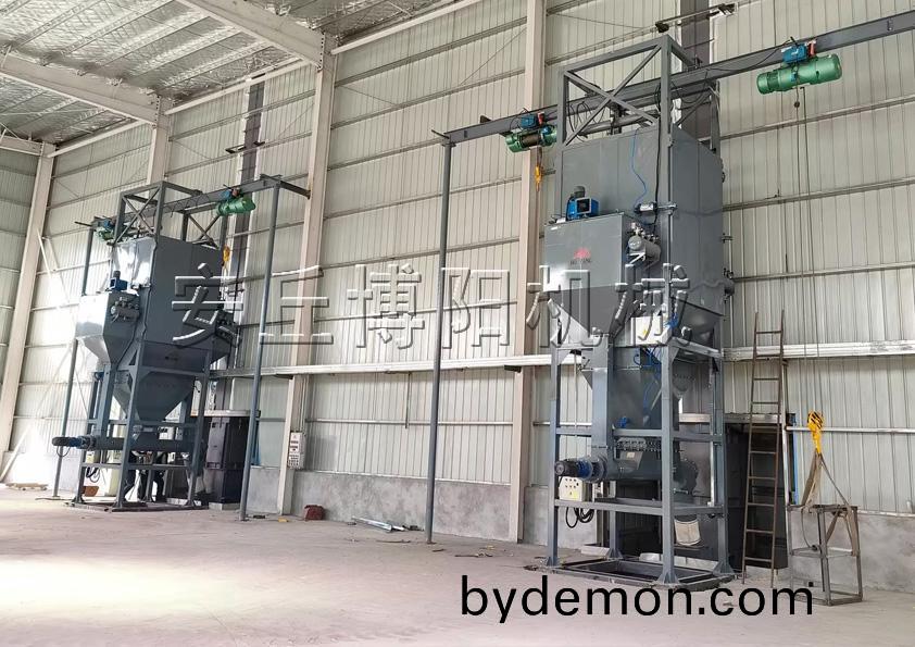 吨袋破包机+螺旋输送机解决方案