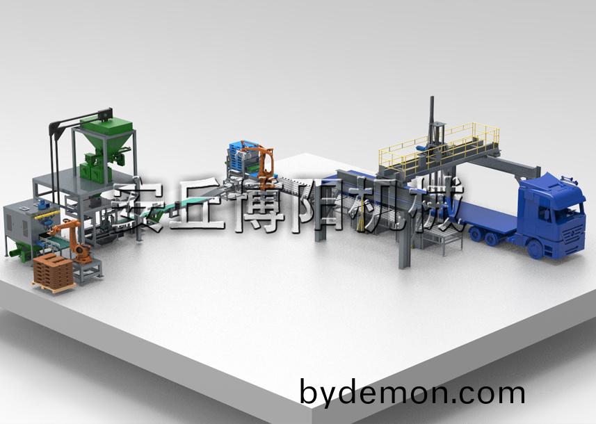 饲料颗粒全自动拆垛装车机 全自动拆垛装车机器人组成