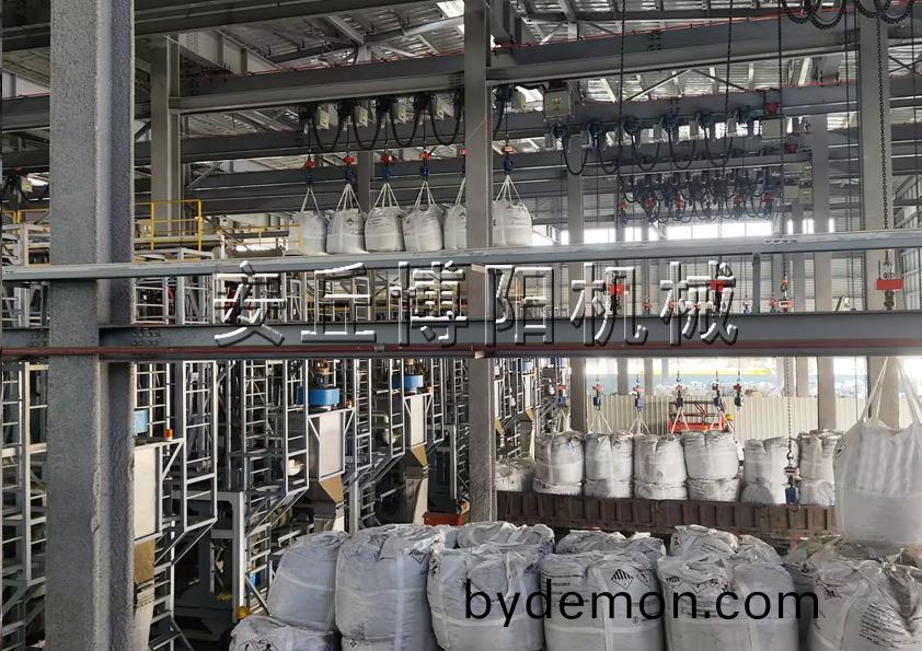 粉粒料全自动吨袋拆包机特点 全自动吨包拆包设备厂家