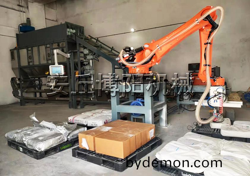 碳酸氢铵自动拆包机械手 全自动拆包机的工作流程