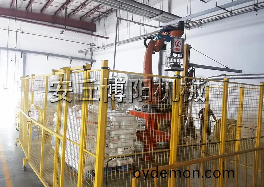 硅酸盐全自动拆包机器人 全自动拆袋机的工作流程和优点