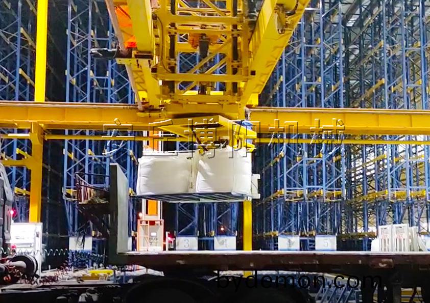 阻燃剂全自动吨袋装车机工作流程 吨袋自动装车机的特点和优势