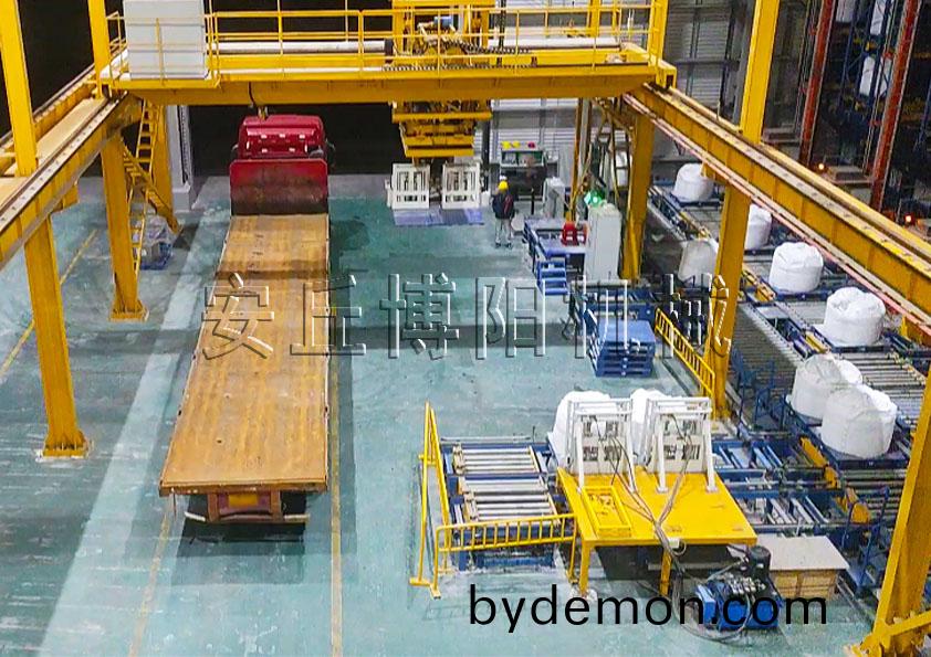 氯酸钠全自动吨袋装车机主要机构和工作流程是什么?