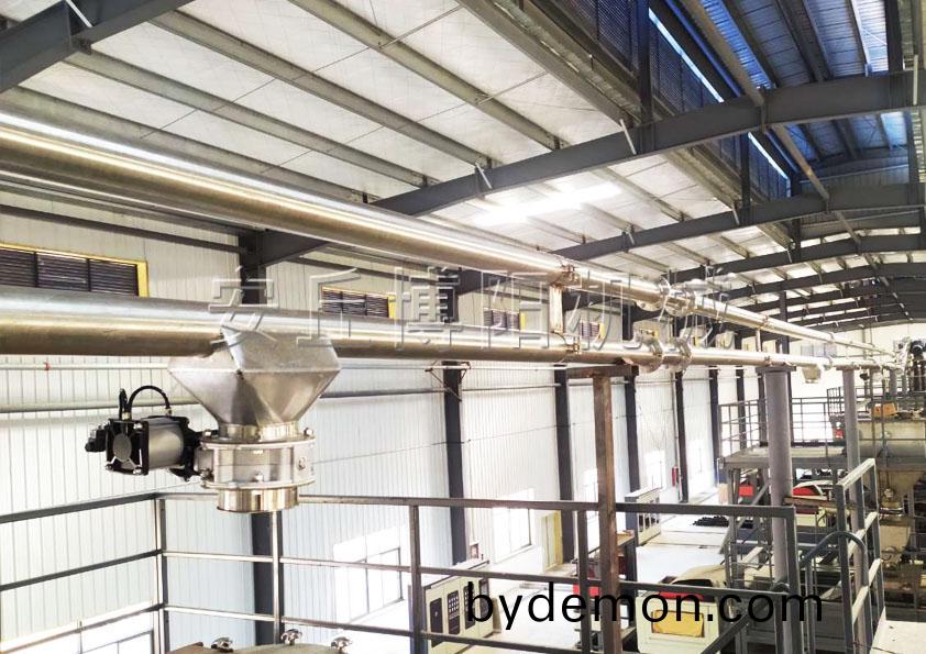 聚丙烯管链式输送机 无尘管链式粉料输送机厂家