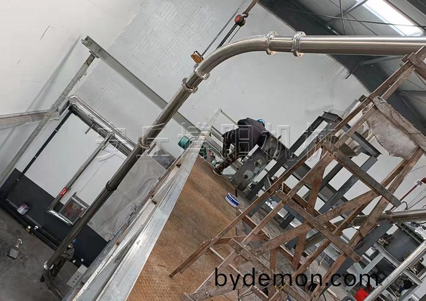 醋酸钠管链输送机的设备结构 管链式粉料输送机的工作流程