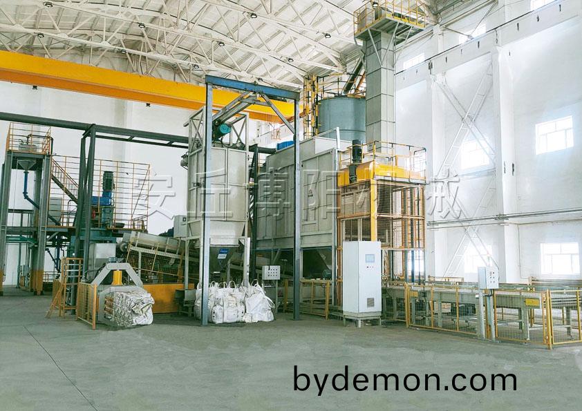 侧切式全自动吨袋拆包机生产线方案