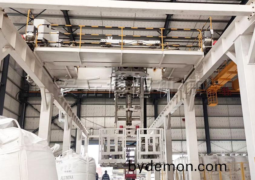 氧化铝全自动吨袋装车机 1吨粉料吨袋全自动装车设备