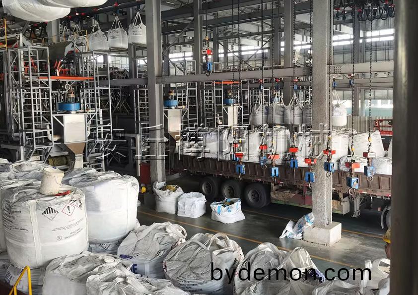 硫酸镍全自动吨袋拆包机 全自动吨包拆包机工作流程和优势